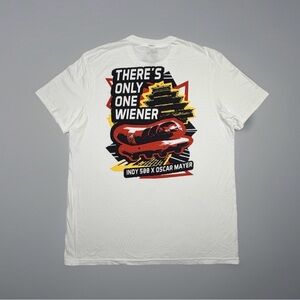 Indianapolis 500 X Oscar Mayer INDYCAR “There’s Only One Weiner” T-shirt 2XL NWT